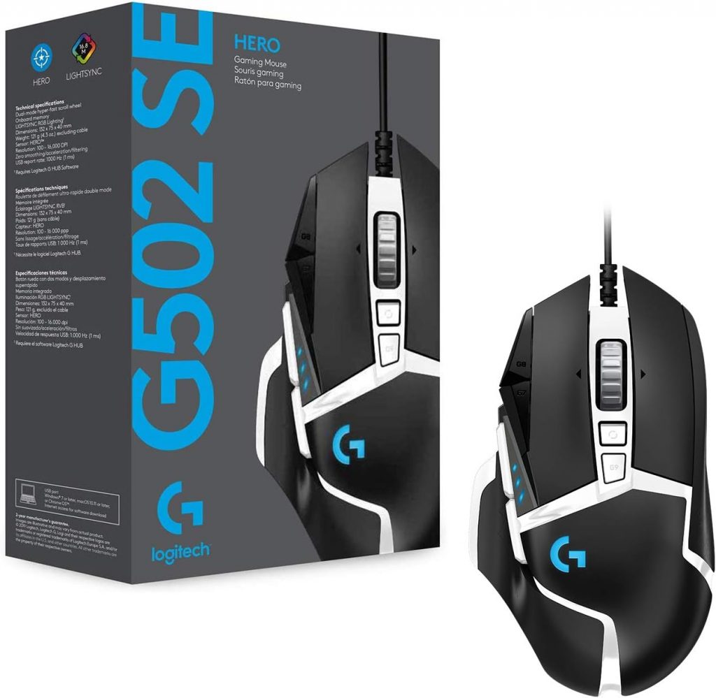 ratón gaming Logitech G502 calidad precio