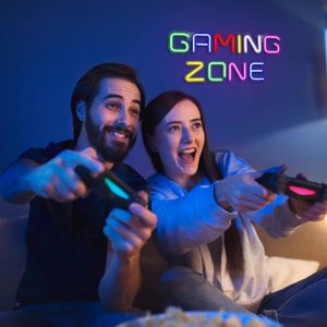 Gaming zone letrero