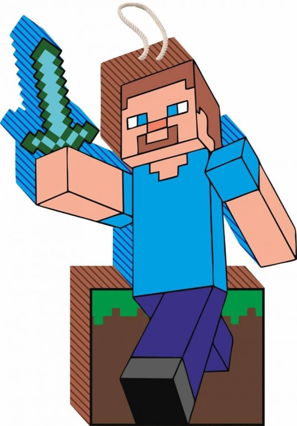 Piñata de Steve de Minecraft