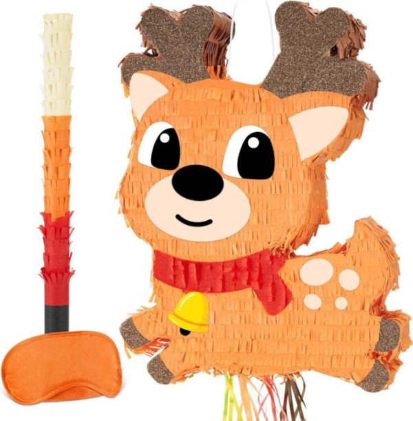 piñata reno de Navidad